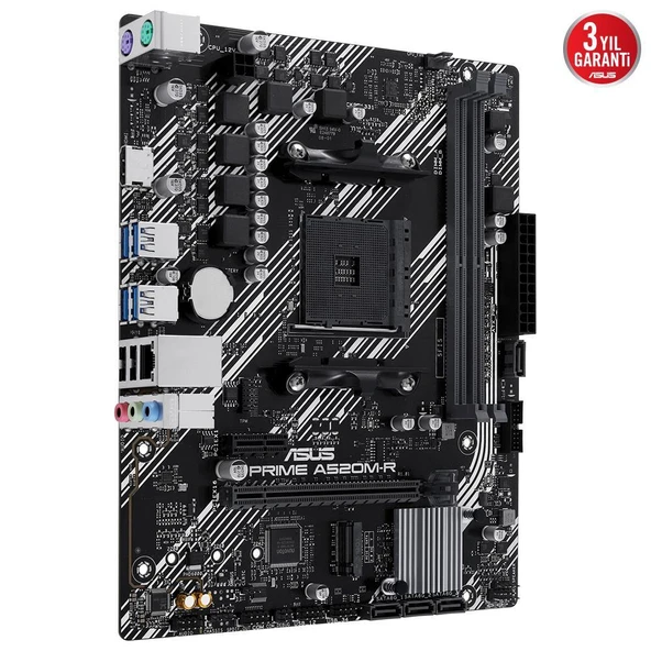 Asus PRIME A520M-R 5100Mhz OC DDR4 Soket AM4 M.2 HDMI mATX Anakart ürün görseli 1