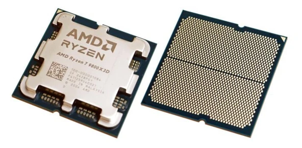 Amd Ryzen 7 9800X3D TRAY 5.20 Ghz 8 Çekirdek 96MB AM5 4nm Kutusuz İşlemci ürün görseli 1