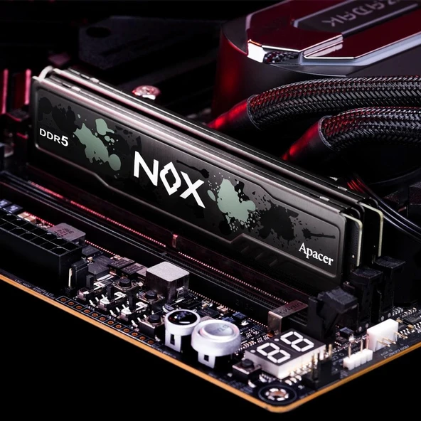 Apacer NOX 32GB 2x16GB 6000MHz CL38 DDR5 (AH5U32G60C622MBAA-2) Gaming Pc Ram Kit ürün görseli 1