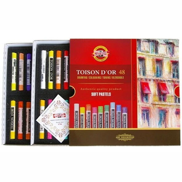 Koh-i Noor Set Of Artist´s Dry Chalks 8516 48 ürün görseli 1