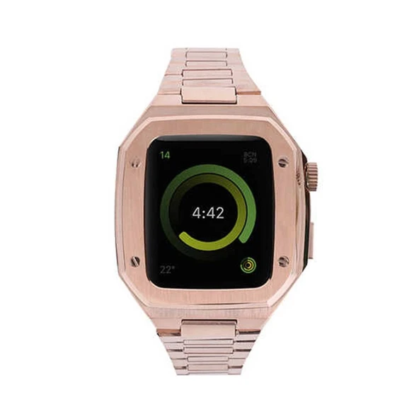 Watch 44mm Metal Petek Kasalı Kordon - Rose Gold ürün görseli 1
