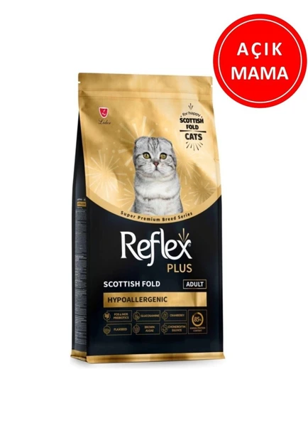 Reflex Plus Hipoalerjenik Scottish Fold Yetişkin Kedi Maması 1 kg AÇIK ürün görseli 1