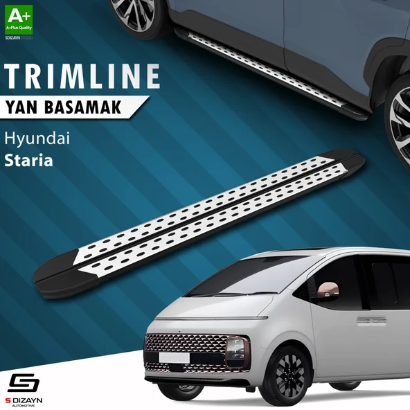 S-Dizayn Hyundai Staria TrimLine Gri Yan Basamak 239 Cm 2021 Üzeri ürün görseli 1