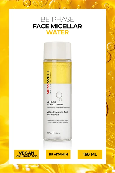 Be-Phase Face Micellar Water Yellow | Yüz Makyaj Temizleme Suyu Sarı 150 ml ürün görseli 1