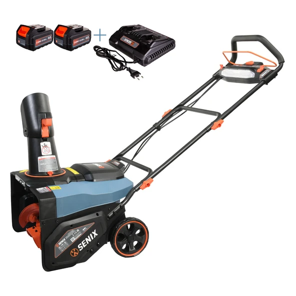 SENIX STX2-M-EU Aülü Kar Küreme Makinesi 2x4.0Ah 46cm ürün görseli 1