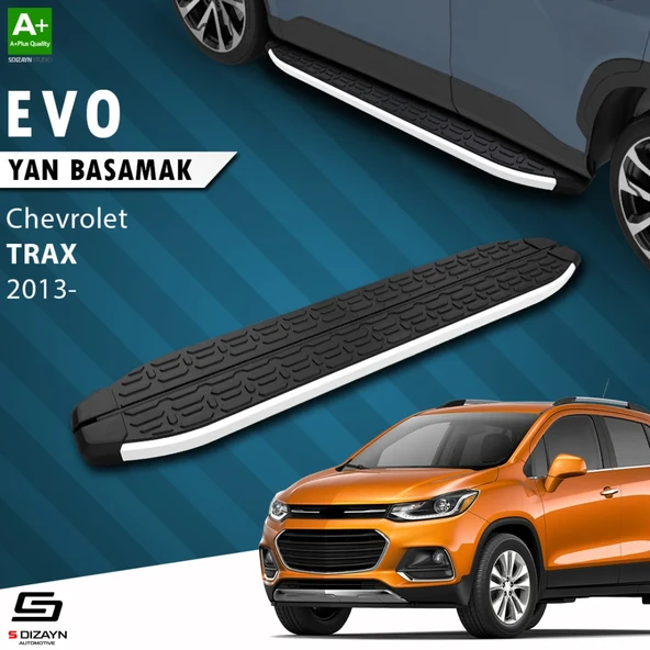 Chevrolet Trax Evo Aluminyum Yan Basamak 163 Cm 2013-2022 ürün görseli 1