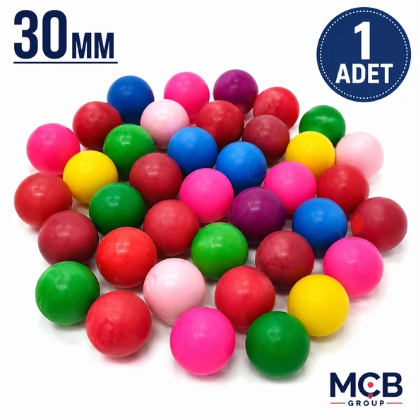 30 mm Zıplayan Top Kauçuk Oyuncak Top Yüksek Zıplama Dayanıklı 1 Adet Renk Stok Durumuna Göre Gönderilir ürün görseli 1