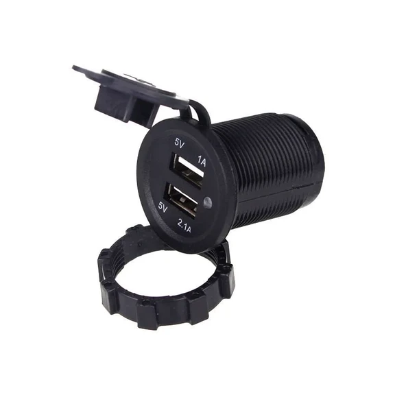 Universal Çift Usb'Li Soket 12-24V / Icca102 - Resim 3