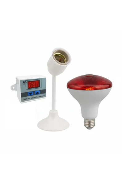 250 WATT Infrared Isıtıcı Lamba Seti 3 Parça ürün görseli 1