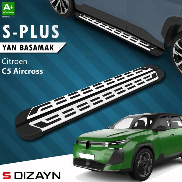 S-Dizayn Citroen C5 Aircross 2 Hybrid Benzinli S-Plus Gri Yan Basamak 193 Cm 2025 Üzeri A+ Kalite ürün görseli 1