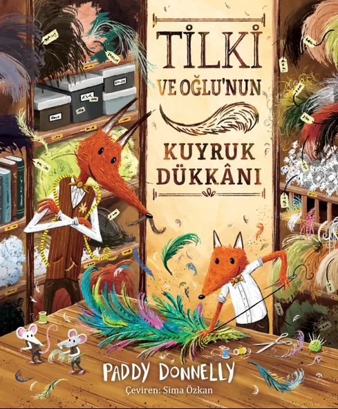 Tilki ve Oğlu’nun Kuyruk Dükkanı Resimli Hikaye Kitabı - Sert Kapak / 3 yaş + ürün görseli 1