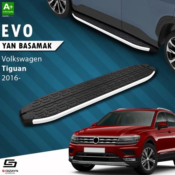 VW Tiguan 2 Evo Aluminyum Yan Basamak 173 Cm 2016-2024 ürün görseli 1