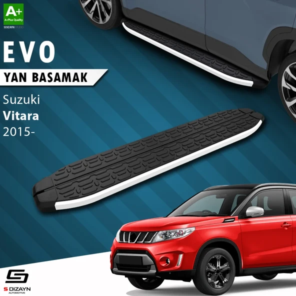 Suzuki Vitara 4 Evo Aluminyum Yan Basamak 163 Cm 2015 Üzeri ürün görseli 1