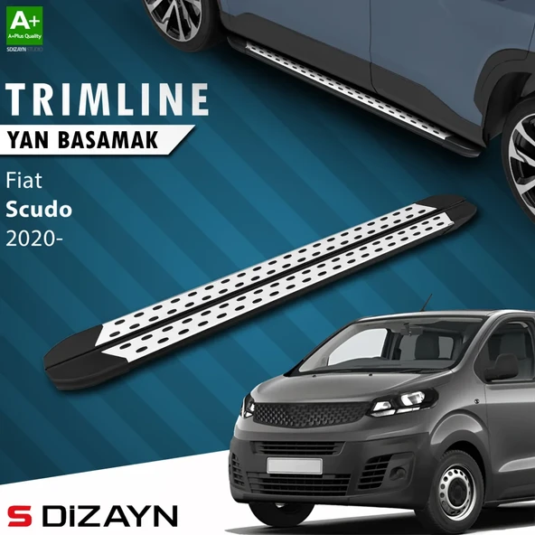 S-Dizayn Fiat Scudo 3 Kısa Şase TrimLine Gri Yan Basamak 213 Cm 2020 Üzeri ürün görseli 1