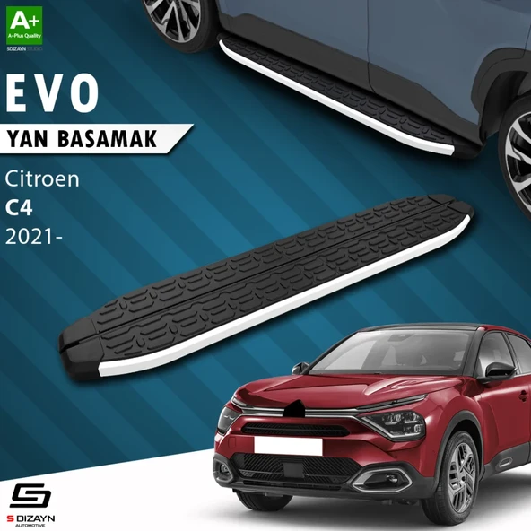 Citroen C4 3 Evo Aluminyum Yan Basamak 183 Cm 2021 Üzeri ürün görseli 1