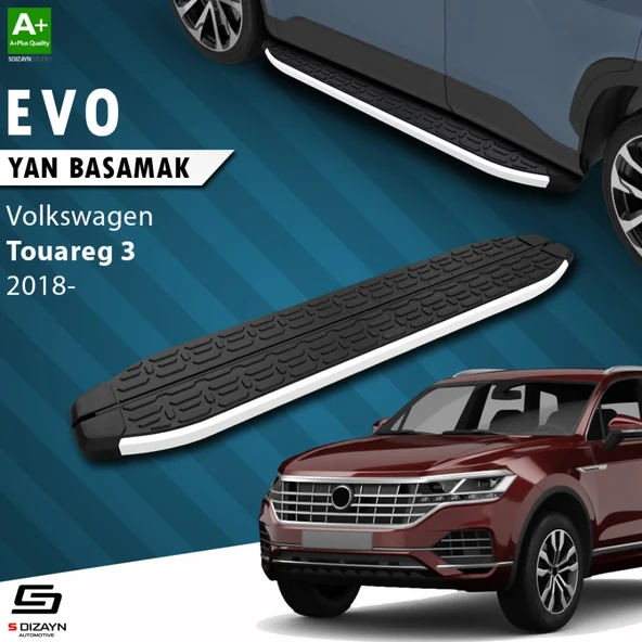 VW Touareg 3 Evo Aluminyum Yan Basamak 193 Cm 2018 Üzeri ürün görseli 1