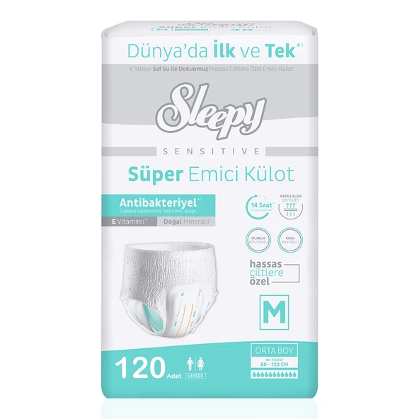Sleepy Yetişkin Külot M Hasta Bezi 120 Adet M ürün görseli 1