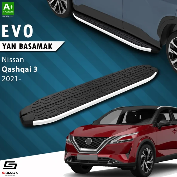 Nissan Qashqai 3 Evo Aluminyum Yan Basamak 173 Cm 2021 Üzeri ürün görseli 1