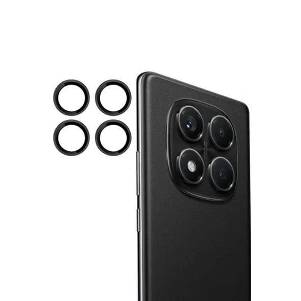 Joko Xiaomi Redmi Note 14 Pro 4g Pvd Metal Kamera Lens - Siyah ürün görseli 1