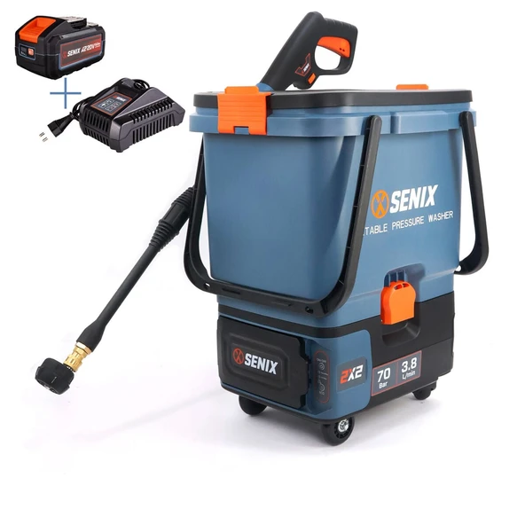 SENIX HPWX2-M2-EU Akülü Basınçlı Yıkama Makinesi 2x4.0Ah ürün görseli 1