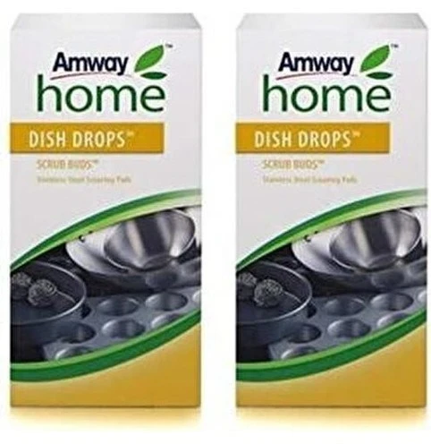 AMWAY DİSH DROPS SCRUB BUDS BULAŞIK TELİ 4'LÜ PAKET 2'Lİ PAKET ürün görseli 1