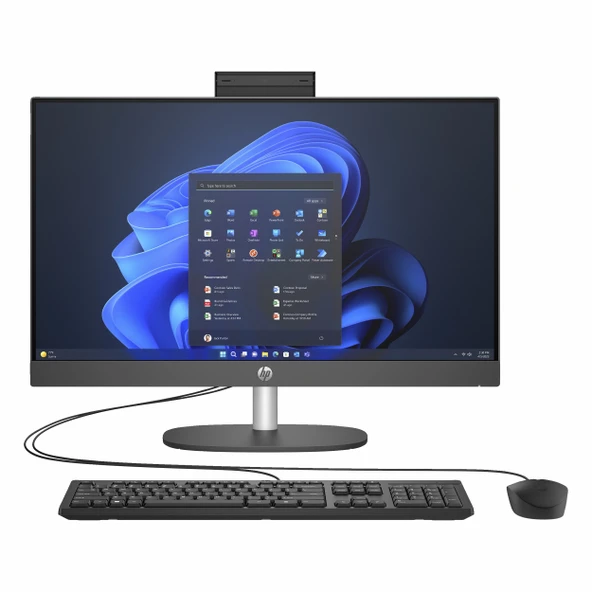 HP ProOne 240 G10 D36C6ET Ultra 7 155U 16GB 512SSD 23.8" FullHD FreeDOS All In One Bilgisayar ürün görseli 1