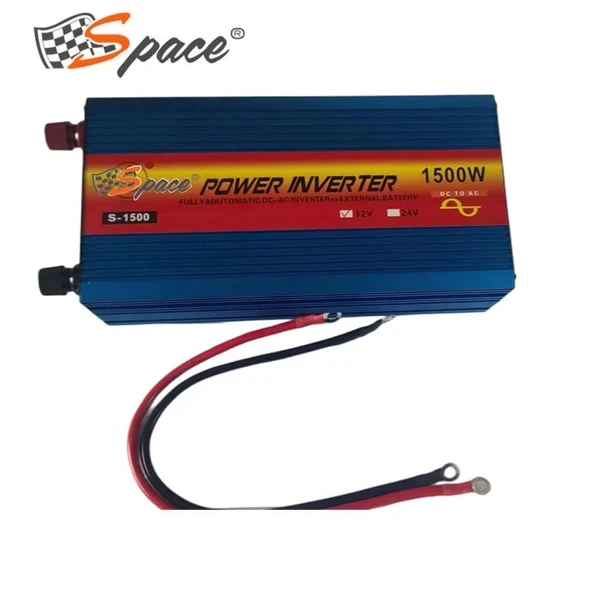 İnvertör mavi 12V/24V-220V 1500W  tam sinüs / ICCA19 ürün görseli 1