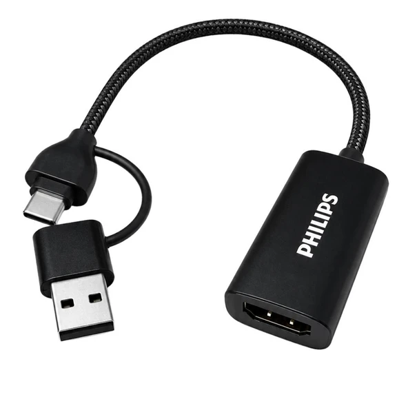 Phi̇Li̇ps Swr1650f/93 HDMI To Usb-c / USB 3.0 4k Ultra Hd Görüntü Yakalama Karti ürün görseli 1