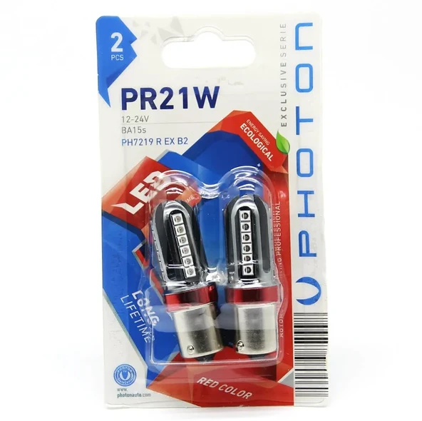 P21W Red Uyumlu (Kırmızı) Exclusive Serisi Ph7219 R Ex ürün görseli 1