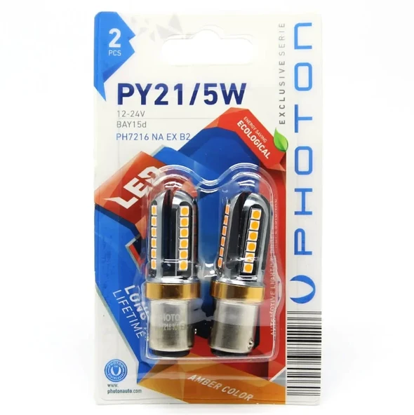 P21/5W Amber Uyumlu (Turuncu) Exclusive Serisi Ph7216 Na Ex ürün görseli 1