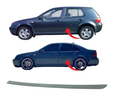 Vw Golf 4 Bora Kapı Çıtası Arka Sol Boyanır 1998-2004 1J4853753G ürün görseli 1