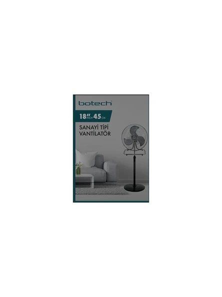 BOTECH 18'' SANAYİ TİPİ VANTİLATÖR - Resim 4