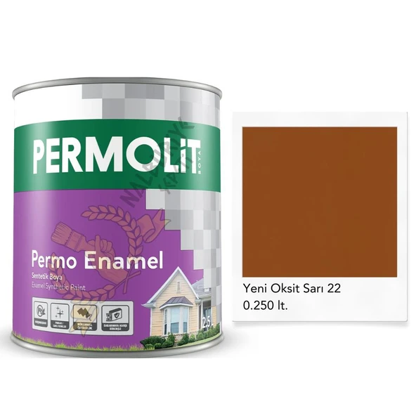 Permolit Enamel Sentetik Yağlı Boya OKSİT SARI 0.250 Lt. ürün görseli 1