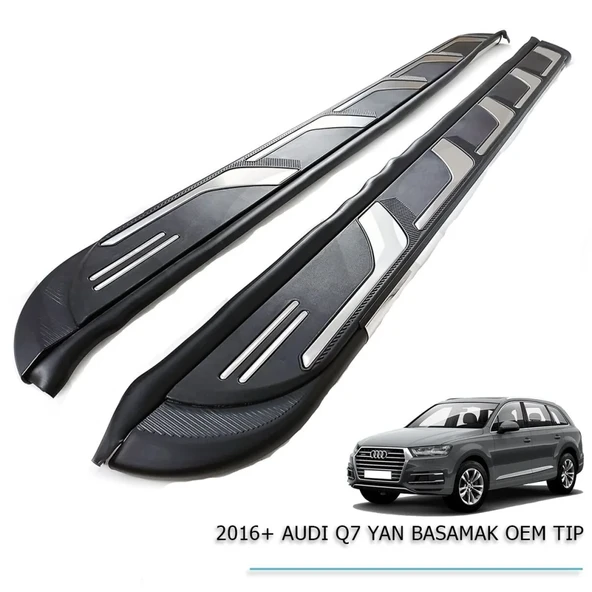 Audi Q7 2016 Sonrası Yan Basamak Oem Model ürün görseli 1