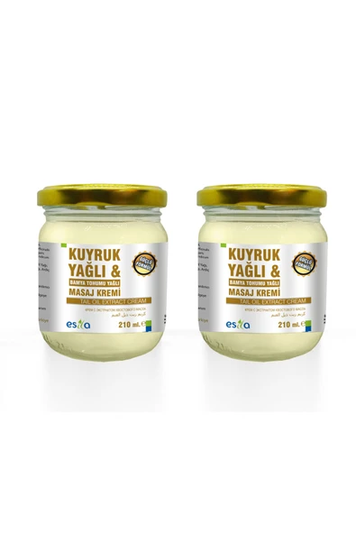 Kuyruk Yağlı & Bamya Tohumu Yağlı Krem 210 ml x 2 Kutu ürün görseli 1