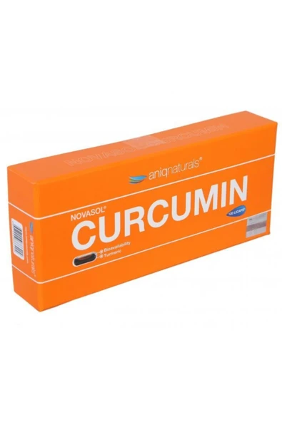 Novasol Aniqnaturals Curcumin 120 Licaps ürün görseli 1