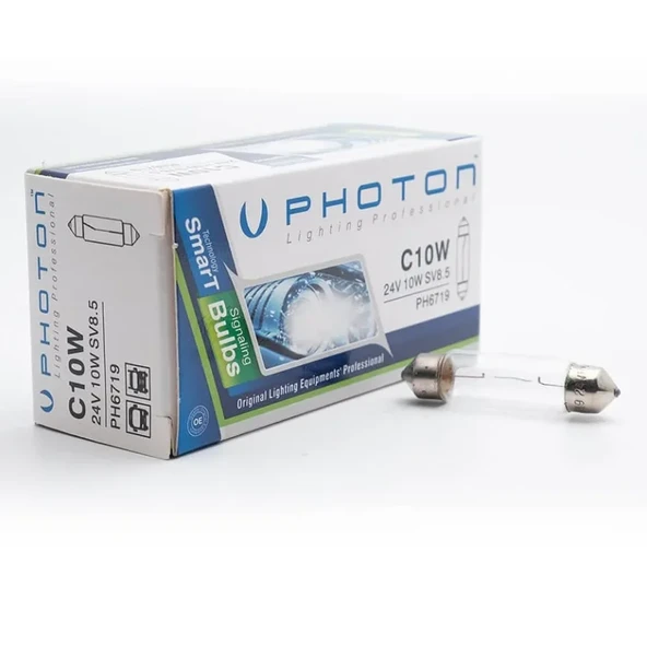 C10W 24V Uyumlu 41Mm. Standart Sofit Ampul ürün görseli 1