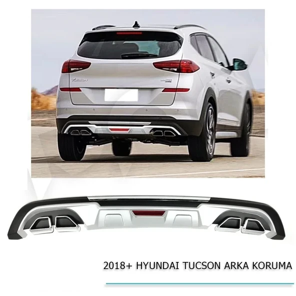 Hyundai Tucson Uyumlu Arka Koruma Difüzör 2018+ Parça ürün görseli 1