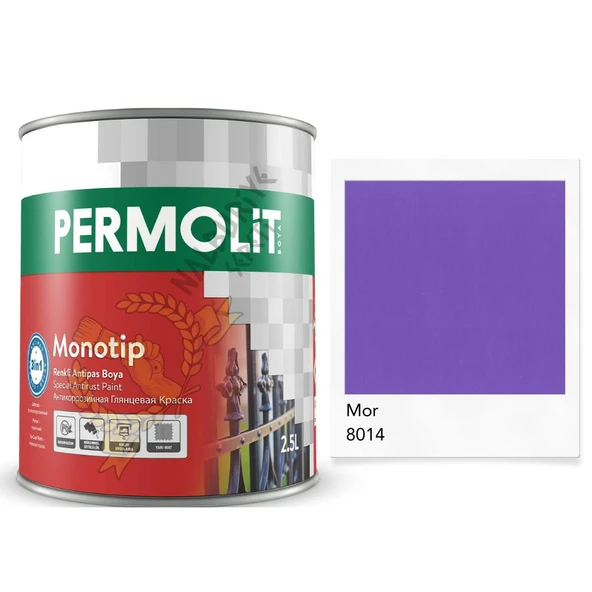 Permolit Monotip Astarlı Antipas Boya MOR 2.5 Lt. ürün görseli 1