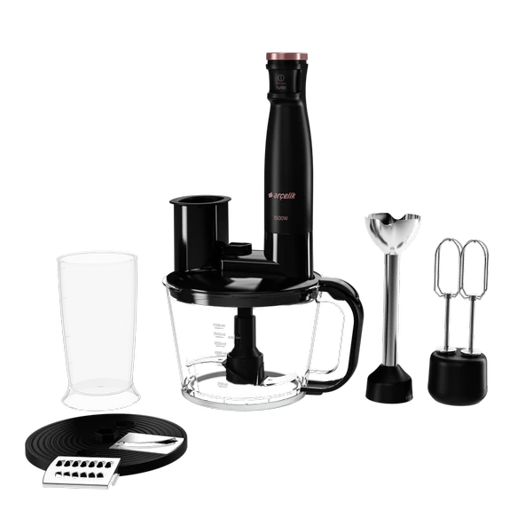 Arçelik RHB 6050 S Resital Siyah 1500 W Blender Seti ürün görseli 1