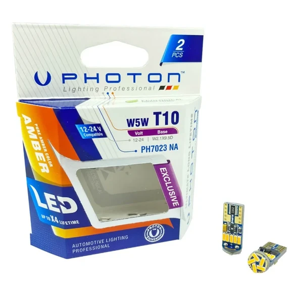 W5W T10 Uyumlu Ph7023 Na Turuncu 15Smd Exclusive Serisi ürün görseli 1