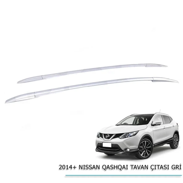 Nissan Qashqai 2014-2018 Tavan Çıtası Gri ürün görseli 1