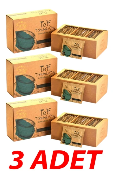 Teff Tohumu Çayı 3 Kutu Orijinal Teff Çayı Tef Tohum Çayı ürün görseli 1