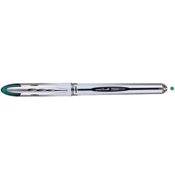 Uni-Ball Roller Kalem Vision Elite Bilye Uç 0.8 MM Yeşil ( 12 li)UB-200 ürün görseli 1