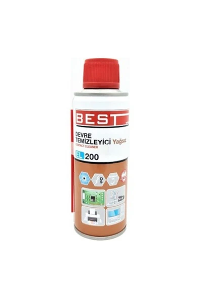 El-200 200 ml Yağsız Devre Temizleyici Kontak Sprey Tekli 200 ml ürün görseli 1