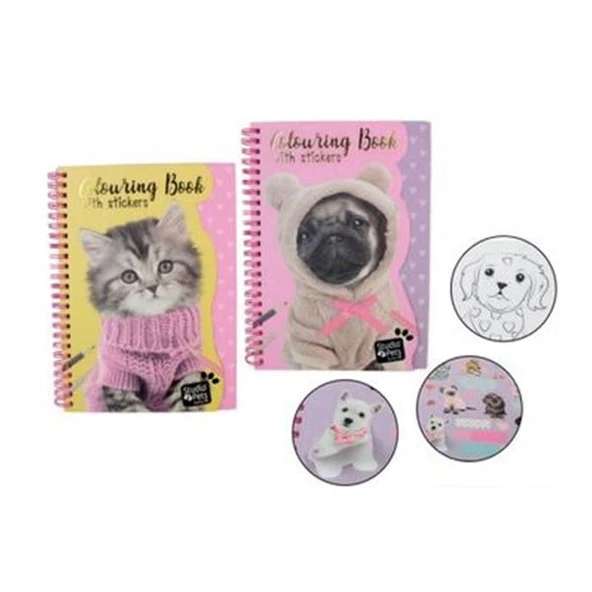 Dolphin Studio Pets A5 Stickerlı Defter Pt-7786 ürün görseli 1