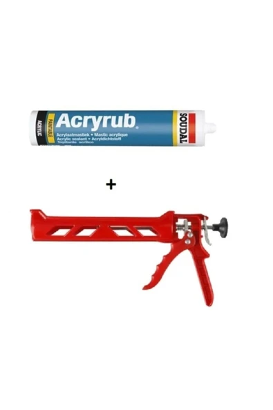 Acryrub Silikonize Mastik 500 Grm. Kahverengi Plastik Silikon Tabancası ürün görseli 1