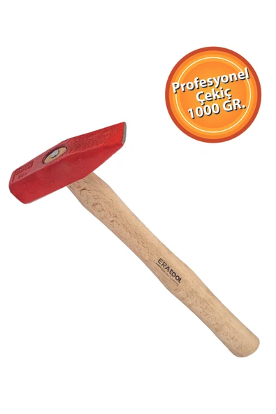 ÇEKİÇ 1000GR AĞAÇ SAPLI PROF. ERA06016 ERATOOL ürün görseli 1