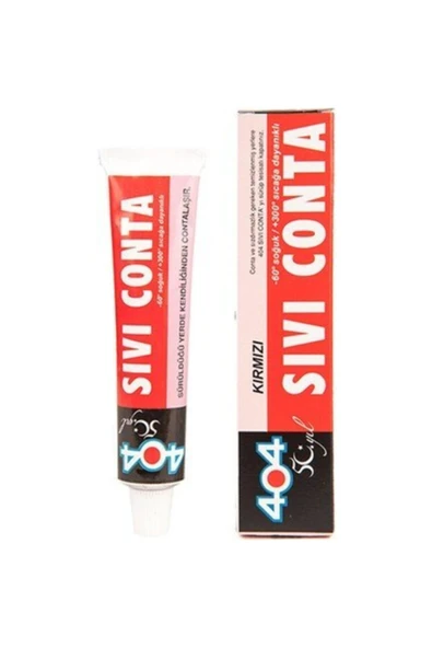 404 Sıvı Conta 45 gr. Kırmızı ürün görseli 1