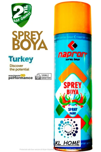 Sarı Renk Sprey Boya 200ml Tam Dolu Paranızın Karşılığı Kl Home ürün görseli 1